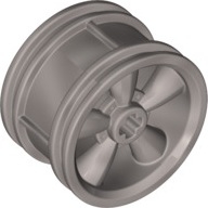 Lego kolo pr. 30.4mm x 20mm, stříbrná (6250349)